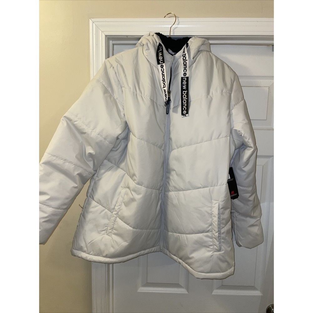 New Balance Puffer Quilted Styling Polyester Tech Jacket - Womens Size 3X